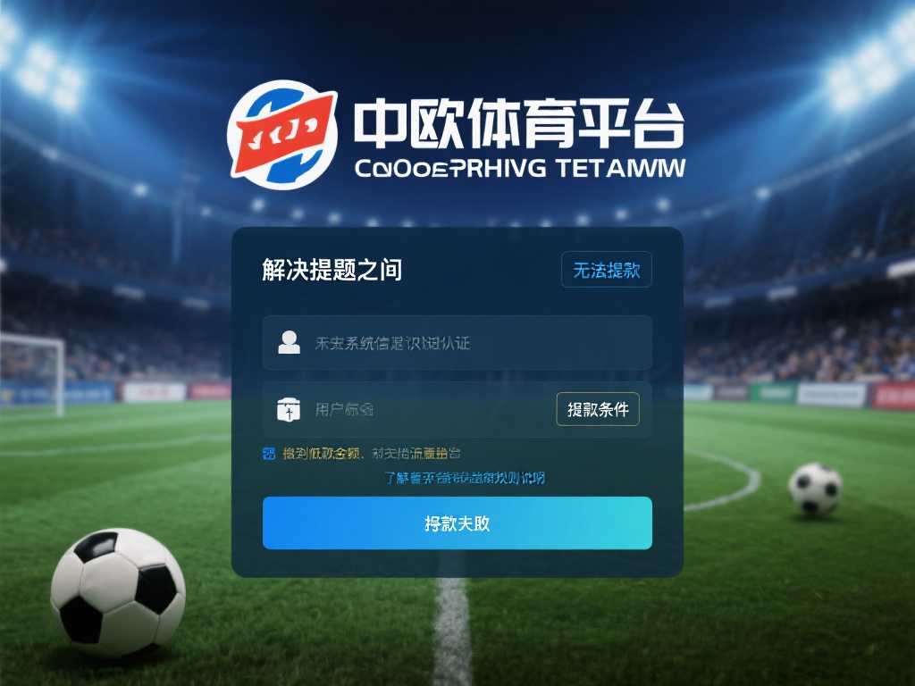 中欧体育提不了款的解决方法与注意事项 (中欧体育提不了款的解决方法与注意事项全解析) 在解决提款问题之前,了解其原因至关重要。通常情况下