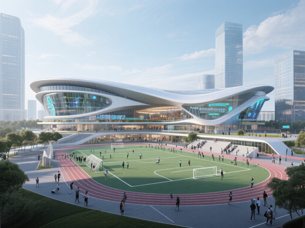 中欧体育中心:融合科技与运动的未来之城 (中欧体育中心:科技与运动融合的未来之城典范) 在现代都市生活中,体育与科技的结合正成为一种全新的