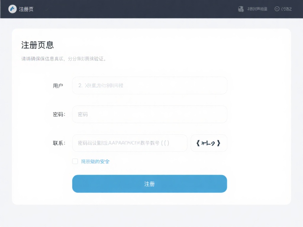 填写基本信息
在注册页面，你需要输入一些必要的信